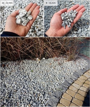 Гранитный гравийный камень для сада 20 кг.