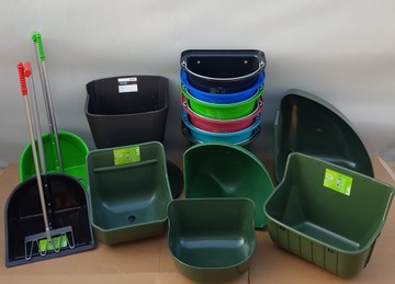 Karmidło Poidło dla koni 12l z haki i pałąk 5szt