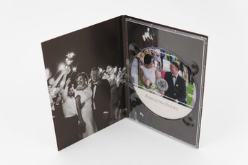 Коробка-футляр с DVD с СОБСТВЕННЫМ Свадебным ПРИНТОМ