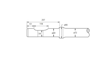 GROT MŁOT HYDRAULICZNY MONTABERT SILVER CLIP SC28