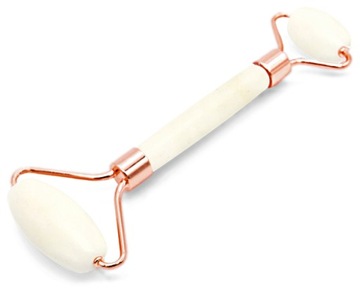 МАССАЖЕР ДЛЯ ЛИЦА ЖАДЕИТ БЕЛЫЙ РОЛИК ГУА ША РОЛИК