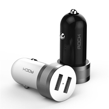 Ładowarka Samochodowa ROCK Sitor PLUS 2xUSB iPhone