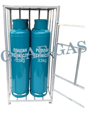 * КОНТЕЙНЕР ПОДСТАВКА КОРЗИНА КЛЕТКА КОНТЕЙНЕР БАЛЛОНЫ K-4 ДЛЯ 4 ГАЗОВЫХ БАЛЛОНОВ ПО 33 КГ