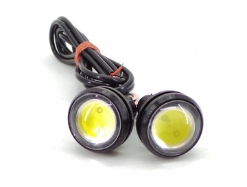 DRL LED LIGHTS 3W дневные ходовые огни, 2шт, водонепроницаемые