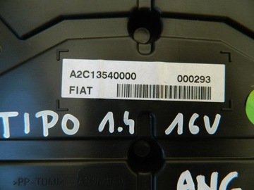 PŘÍSTROJOVÁ DESKA BUDÍKY 00520706160 FIAT TIPO 2 II 1.4 16V 2015- GB