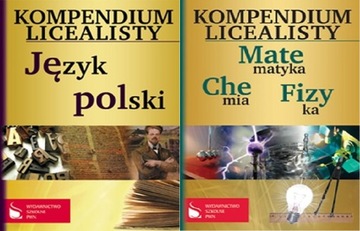 KOMPENDIUM LICEALISTY JĘZYK POLSKI + MATEMATYKA