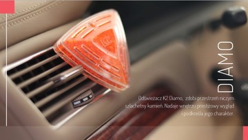 Автомобильный ароматизатор K2 DIAMO GRAPEFRUIT грейпфрут