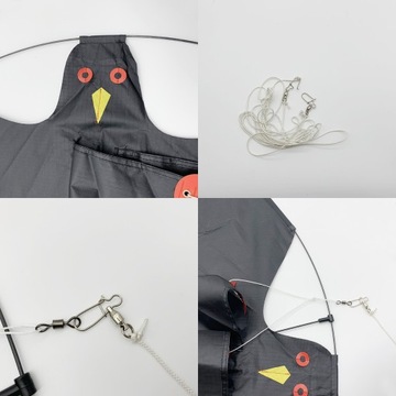 Профессиональный репеллент от птиц скворцов Falcon KITE + МАЧТА ФЛАГА