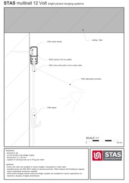 КОМПЛЕКТ для подвешивания и освещения картин 4м ХИТ