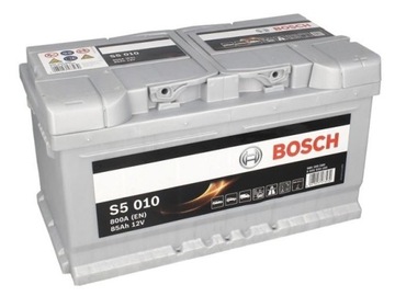 AKUMULATOR BOSCH SILVER S5 85Ah 800A P+