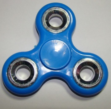 SPINNER FIDGET HAND METALOWY niebieski