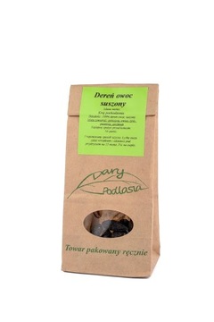 Dereń jadalny owoc derenia - 1000g - Dary Podlasia