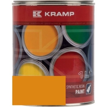 Lakier żółty farba żółta do maszyn JCB do 1989r 1L, Kramp