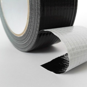 TAŚMA NAPRAWCZA CZARNA POWER TAPE 48mm/50m Duct Tape cZARNY