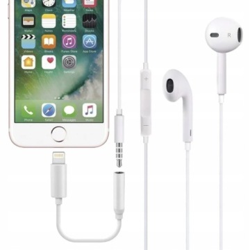 РАЗЪЕМ ПЕРЕХОДНИКА ДЛЯ IPHONE АУДИОДАПТЕР AUX 3,5 мм