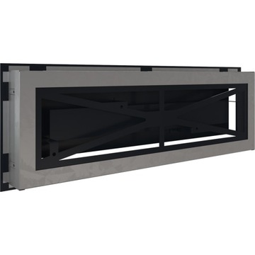 Решетка каминная вентиляционная 17х49 Wind, черная