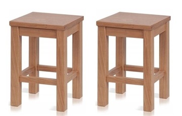 Stołek TABORET OAK P twardy DĘBOWY SOLIDNY MS