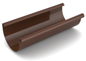 rynna 125mm BRYZA BRĄZ BRĄZOWY BRĄZOWA dł. 3m