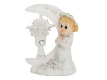 FIGURKA KOMUNIJNA NA TORT DZIEWCZYNKA KOMUNIA 9 CM