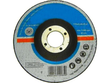 TARCZA KORUNDOWA do cięcia metalu osadzona 115 mm