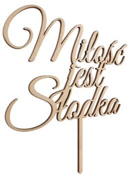 Топпер топпер Love is Sweet Rustic MS2