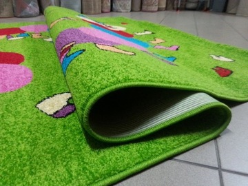 Детский ковер FUNKY 80x120 IWO салатово-зеленый