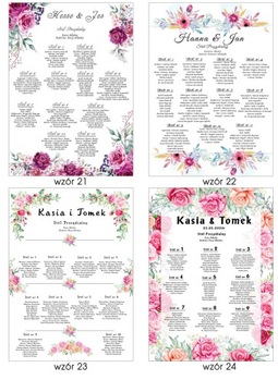 План стола, расстановка гостей на свадьбе.