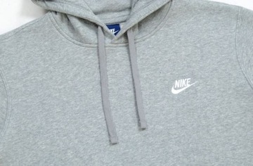 Bluza męska Nike M NSW Hoodie PO FLC Club szara 804346 063 rozmiar XXL