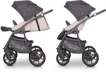 МНОГОФУНКЦИОНАЛЬНАЯ КОЛЯСКА 2в1 Basic Riko PLUS PASTEL