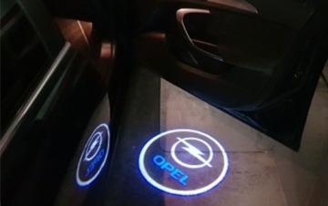 СВЕТОДИОДНЫЙ ЛОГОПРОЕКТОР HD 3D ДЛЯ ВСЕХ ДВЕРЕЙ OPEL