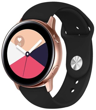 CZARNY pasek SAMSUNG GALAXY WATCH ACTIVE SM-R500