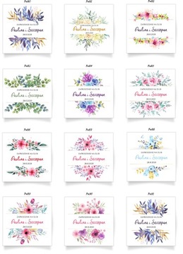 Свадебные приглашения для свадебных объявлений + конверт