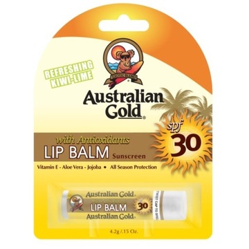 AUSTRALIAN GOLD LIPBALM STICK POMADKA OCHRONNA F30