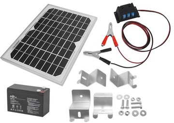 BATERIA SŁONECZNA PANEL SOLARNY 20W 12V REGUL AKUM