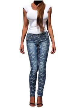 #296 MORO JEANS kobiece spodnie jeansowe M 27/38