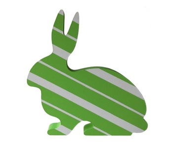 KRÓLICZEK - ZAJĄCZEK ozdoba dekoracja 3D dekor