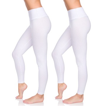 2X LEGGINSY GETRY WYSZCZUPLAJĄCE WYSOKI STAN LWP