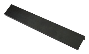 Uchwyt Krawędziowy SALINA czarny szczotkowany130mm
