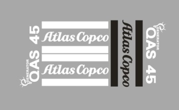 Stickers wrapping ATLAS COPCO QAS 45