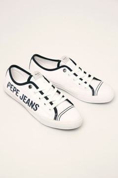 BUTY PEPE JEANS PLS30954 800 GERY BRADING 6 TRAMPKI -50%