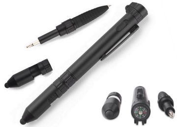 DŁUGOPIS TURBO BLACK WIELOFUNKCYJNY_ 6 w 1