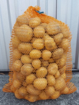 Бордовые рашель-мешки для свеклы 5 кг 30x55 x100