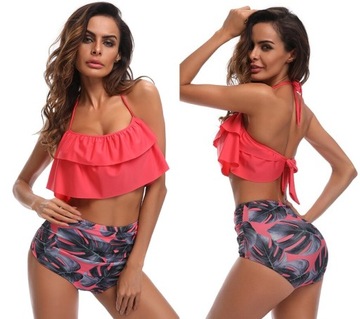 STRÓJ KĄPIELOWY BIKINI PUSH UP WYSOKI STAN / S