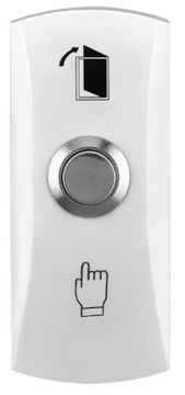 PRZYCISK WYJŚCIA WEJŚCIA NATYNKOWY BIAŁY EXIT