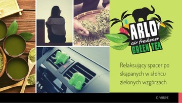 K2 ARLO ELEPHANT ароматизатор для автомобиля ЗЕЛЕНЫЙ ЧАЙ