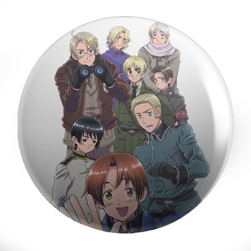 Przypinki Anime Axis Powers Hetalia DUŻY WYBÓR