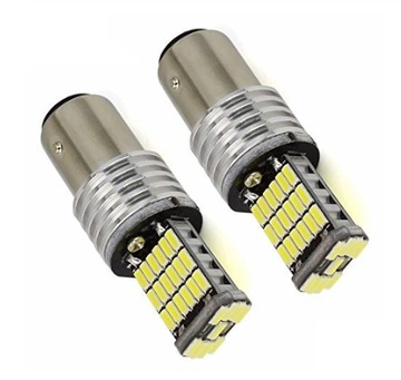 СВЕТОДИОДНАЯ ЛАМПА 45 SMD 4014 P21/5W BAY15D БЕЛАЯ