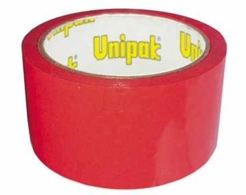Unipak TAŚMA Economy DUCT Czerwona 48mm x 25m