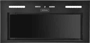 Okap do zabudowy Kernau KBH 0861B czarny