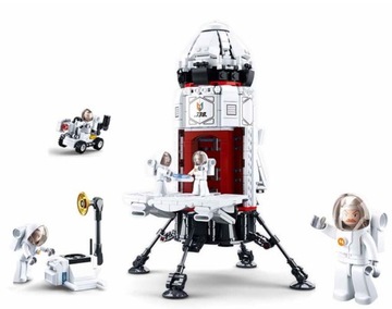 KLOCKI SLUBAN LĄDOWNIK MARS KSIĘŻYC KOSMOS 733el.